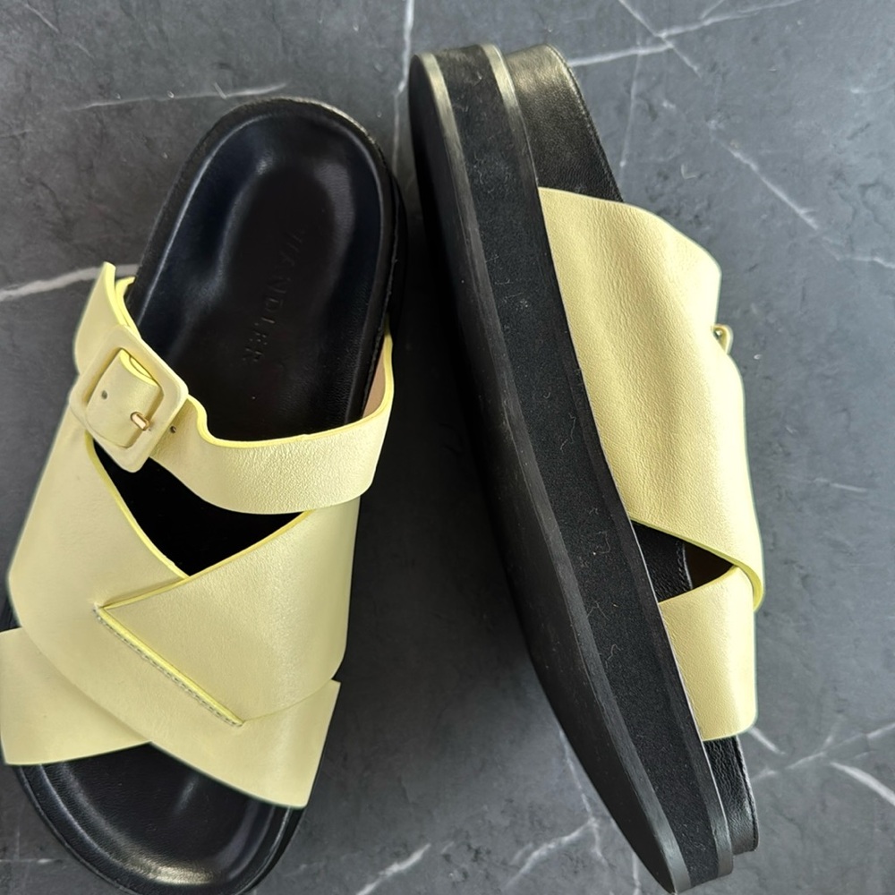 Wandler YELLOW ‘Kate’ slides size 35/5